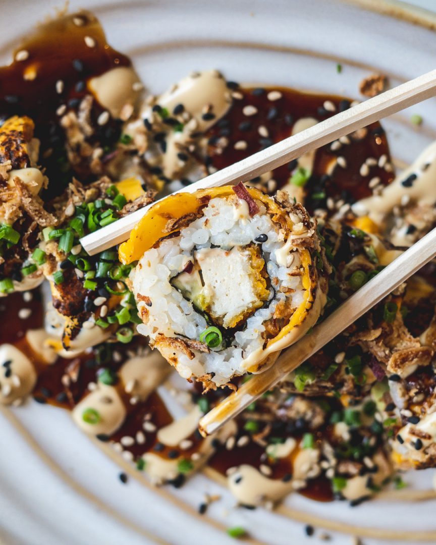 California poulet mangue vendu par 6 chez TastyRice Bordeaux, Lormont et Paris