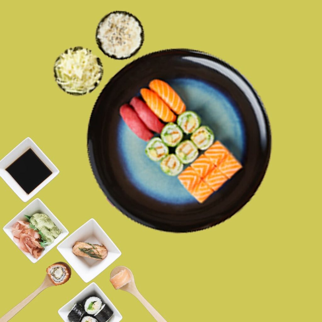 Menu Tasty 4 : un repas complet avec sushis, makis et options végétariennes, idéal pour découvrir les saveurs de Tastyrice - Menus sushis