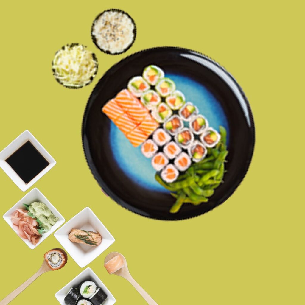Menu Tasty 6 : un assortiment généreux de makis, sushis et accompagnements, parfait pour partager un moment gourmand - Tastyrice - Menus sushis