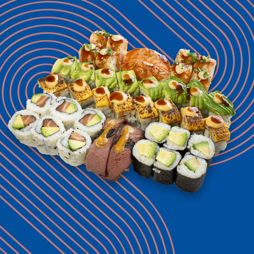 Assortiment varié de nos Tasty collection- Tastyrice - boxes sushis