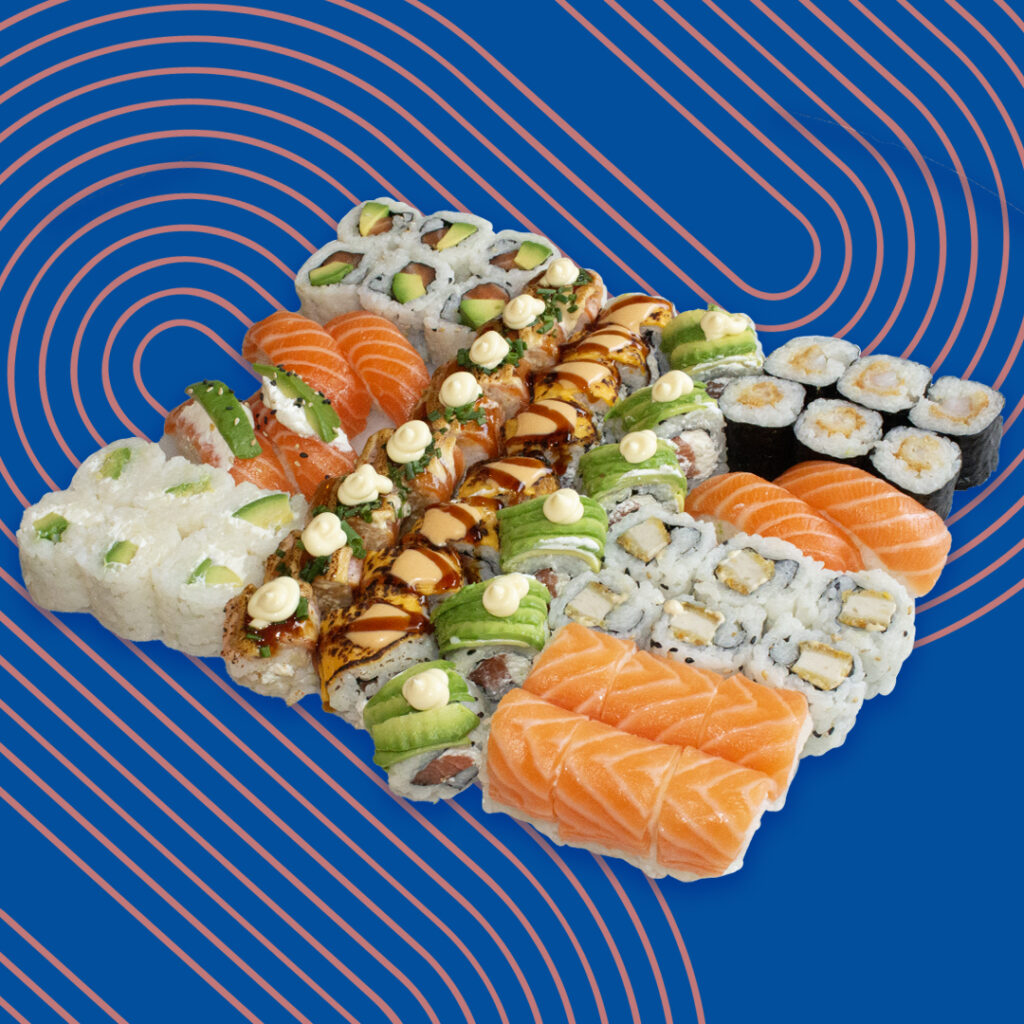 Tasty Boxe Gourmande : une boxe généreuse avec des sushis, makis et plats savoureux, parfaite pour les grandes faims - Tastyrice - boxes sushis