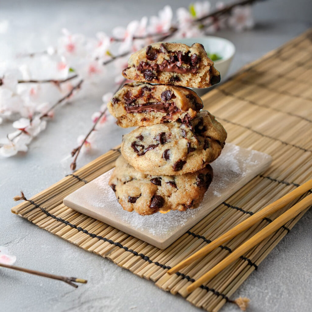 Cookie gourmand aux pépites de chocolat, dessert proposé par Tastyrice. - Desserts Paris - Desserts Bordeaux