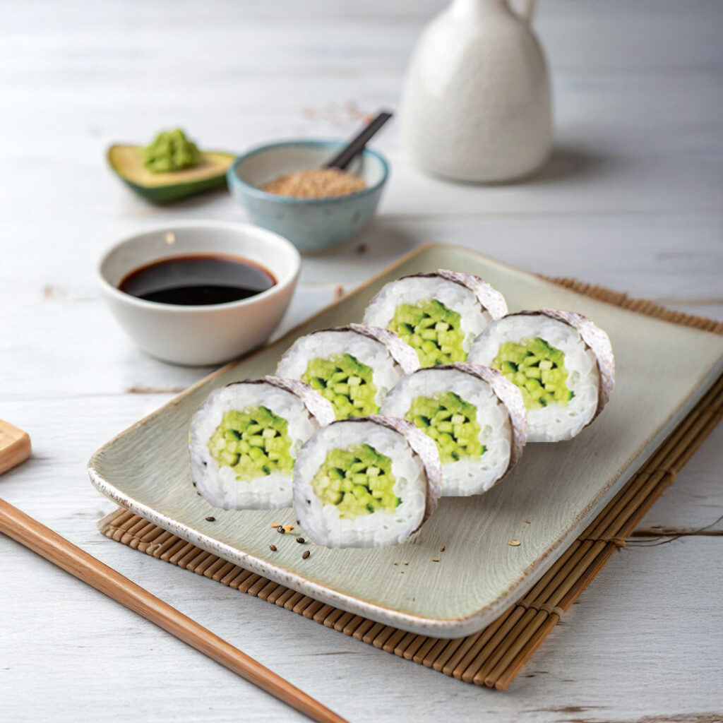 Makis Tastyrice au concombre frais, roulé dans du riz et une feuille de nori. - Sushi Paris - Sushi Bordeaux