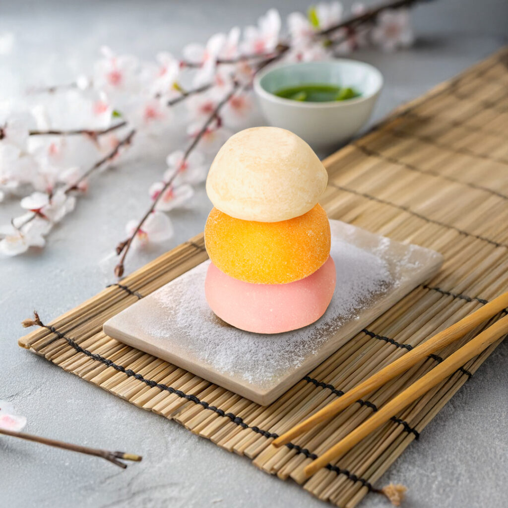 Assortiment de mochis glacés aux saveurs fruitées, dessert rafraîchissant Tastyrice.- Desserts Paris - Desserts Bordeaux