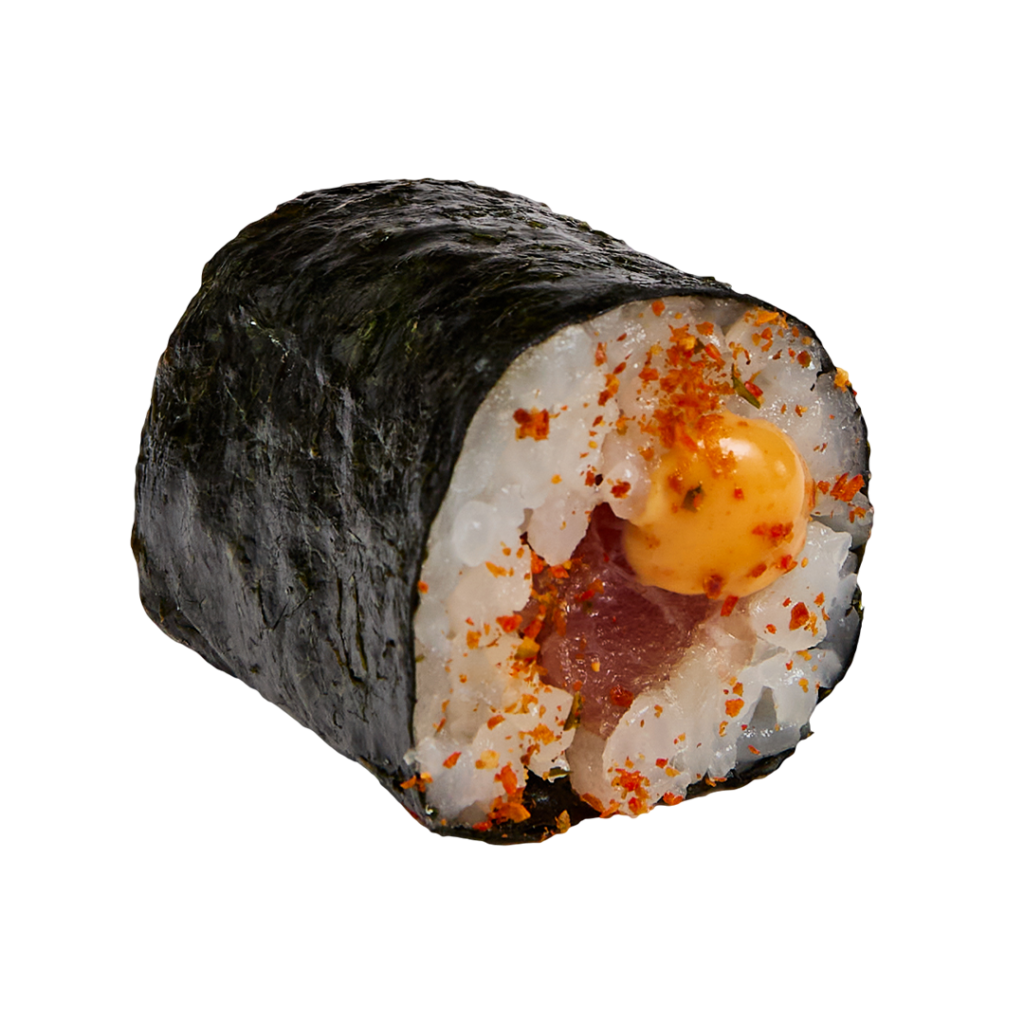 Meilleur sushi bordeaux - meilleur sushi paris - Maki thon spicy avec sauce japonaise épicée et thon savoureux - Tastyrice Lormont - Tastyrice Clichy