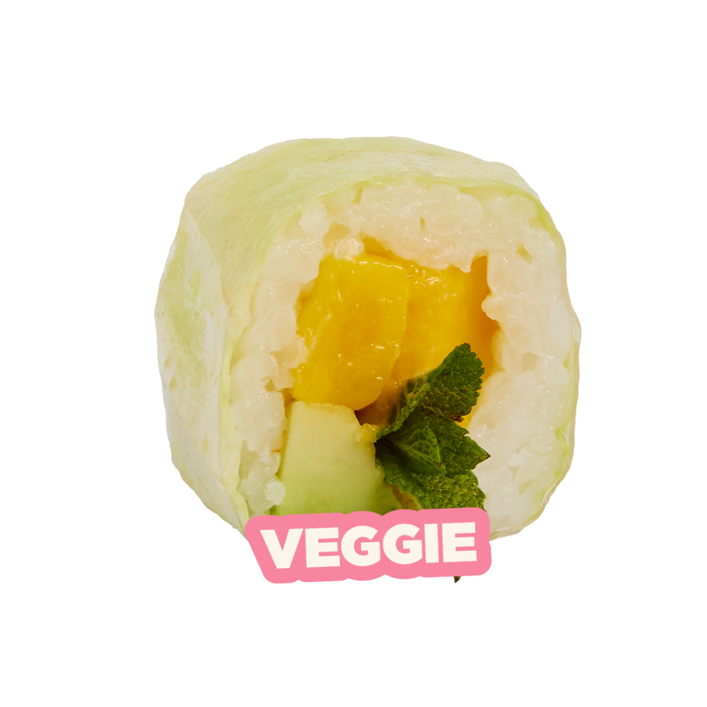 Meilleur sushi bordeaux - meilleur sushi paris - Maki green mangue menthe aux saveurs fraîches et fruitées japonaises - Tastyrice Lormont - Tastyrice Clichy