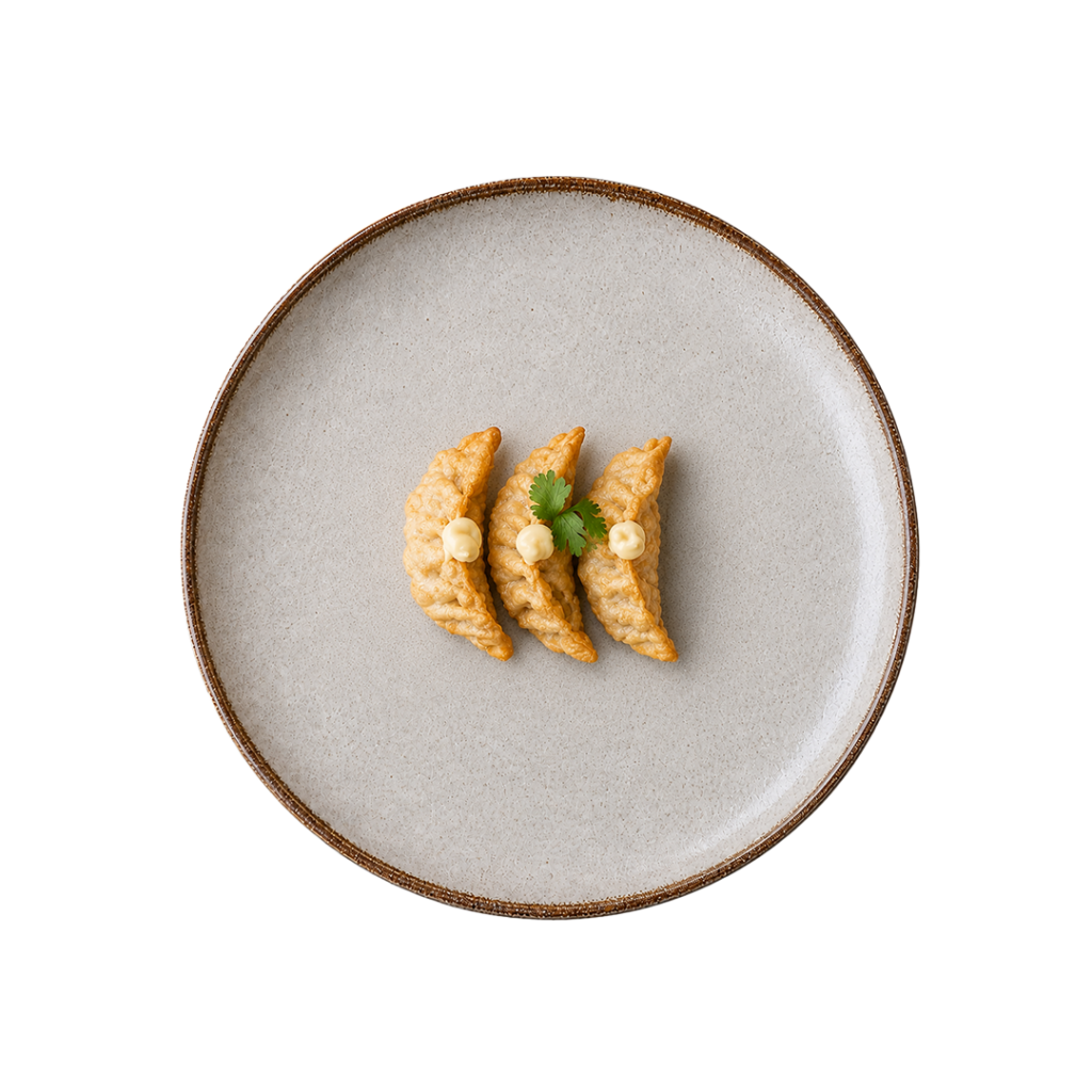Gyozas croustillants au poulet ou légumes, spécialité japonaise à partager - Tastyrice Lormont - Tastyrice Clichy