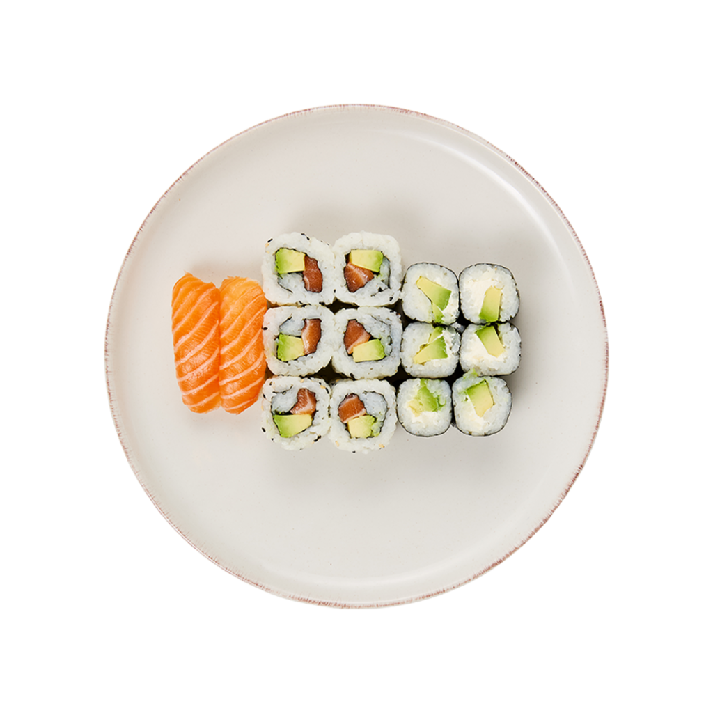Meilleur sushi bordeaux - meilleur sushi paris - Menu sushi Tasty 3 avec california saumon avocat et sushi frais - Tastyrice Lormont - Tastyrice Clichy