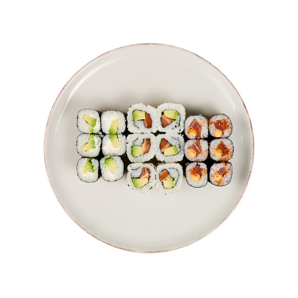 Meilleur sushi bordeaux - meilleur sushi paris - Menu maki et california avec avocat cheese et thon spicy - Tastyrice Lormont - Tastyrice Clichy