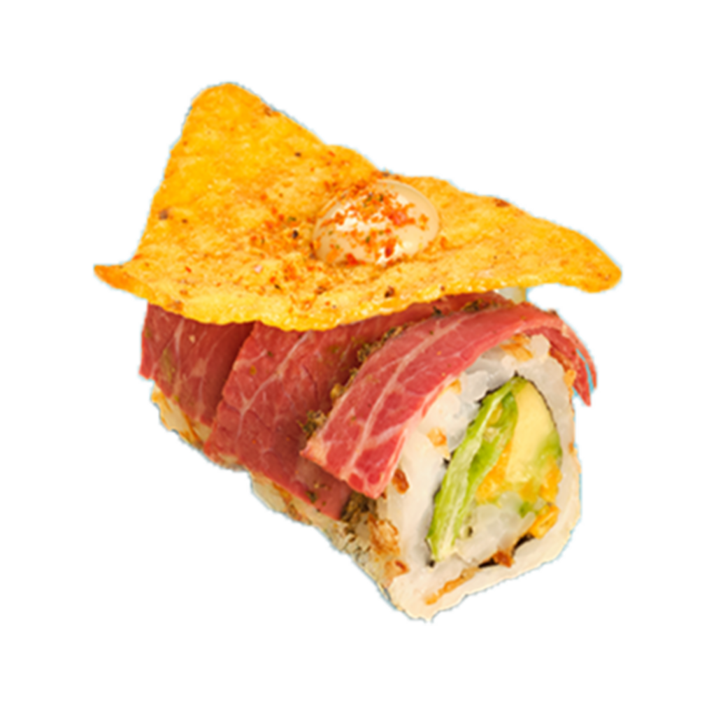 Meilleur sushi bordeaux - meilleur sushi paris - California beef and chips au bœuf fumé et chips croustillantes - Tastyrice Lormont - Tastyrice Clichy