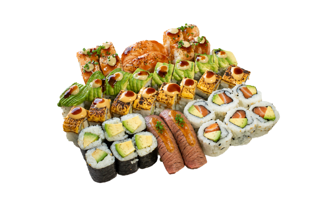 Meilleur sushi bordeaux - meilleur sushi paris - Box Tasty Collection avec tasty roll, cobra et california saumon avocat - Tastyrice Lormont - Tastyrice Clichy