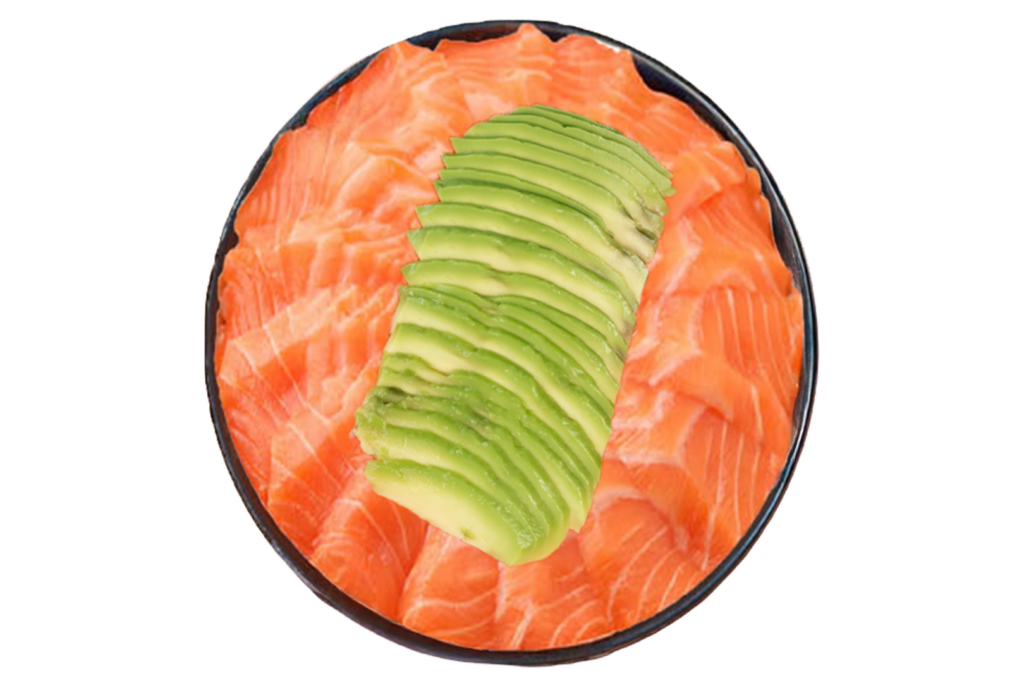 Meilleur chirashi bordeaux - meilleur chirashi paris - Chirashi saumon avocat sur riz vinaigré japonais avec sésame grillé - Tastyrice Lormont - Tastyrice Clichy