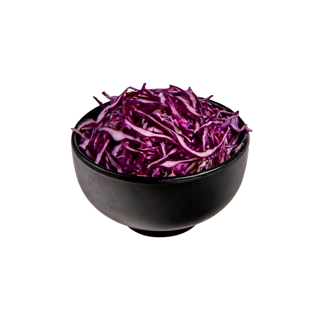 Chou rouge frais pour accompagner sushis, pokés et plats japonais - Tastyrice Lormont - Tastyrice Clichy
