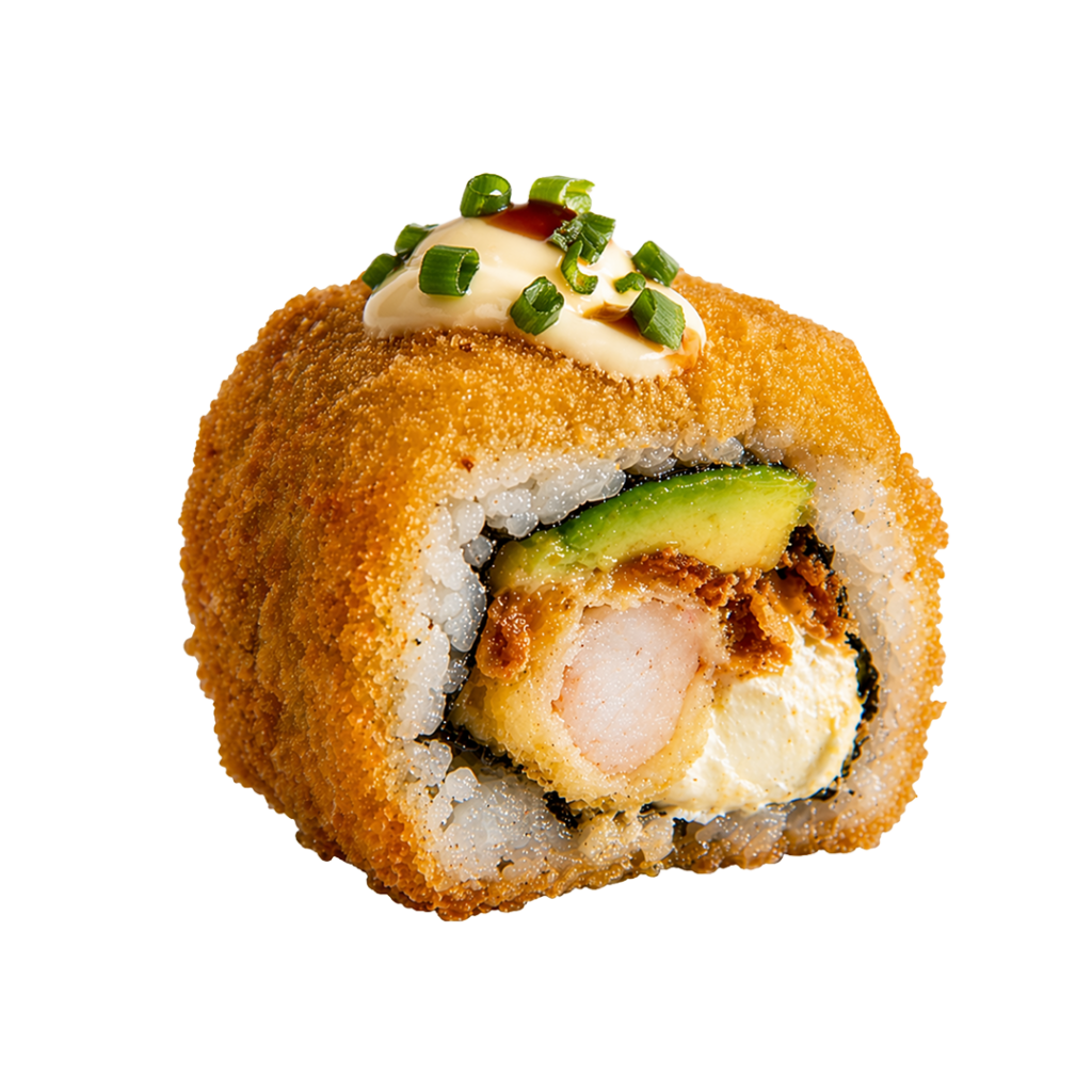Meilleur sushi frit bordeaux - meilleur sushi frit paris - Crispy crevette avocat avec tempura et cream cheese - Tastyrice Lormont - Tastyrice Clichy