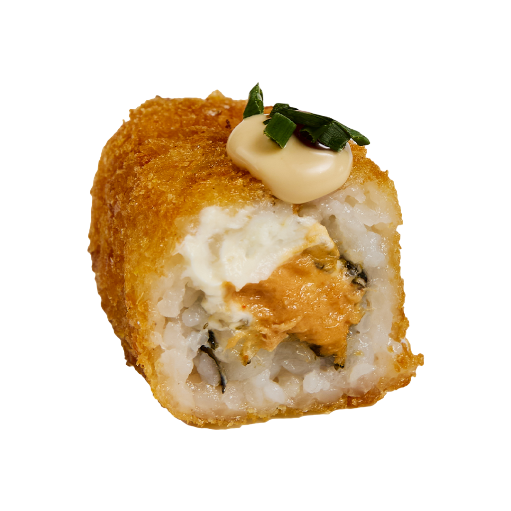 Meilleur sushi frit bordeaux - meilleur sushi frit paris - Crispy roll thon cuit avec cream cheese et sauce maison - Tastyrice Lormont - Tastyrice Clichy