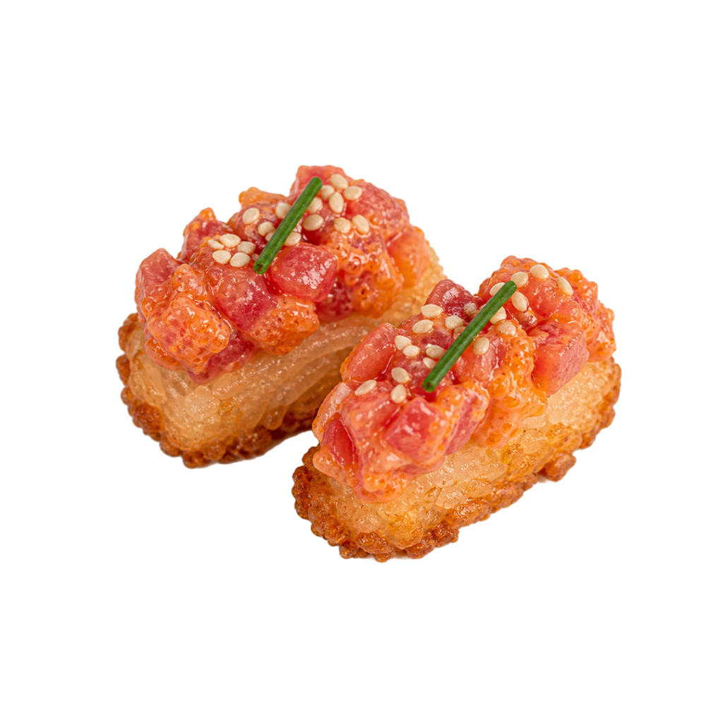 Meilleur sushi bordeaux - meilleur sushi paris - Crispy sushi thon spicy aux saveurs japonaises relevées - Tastyrice Lormont - Tastyrice Clichy