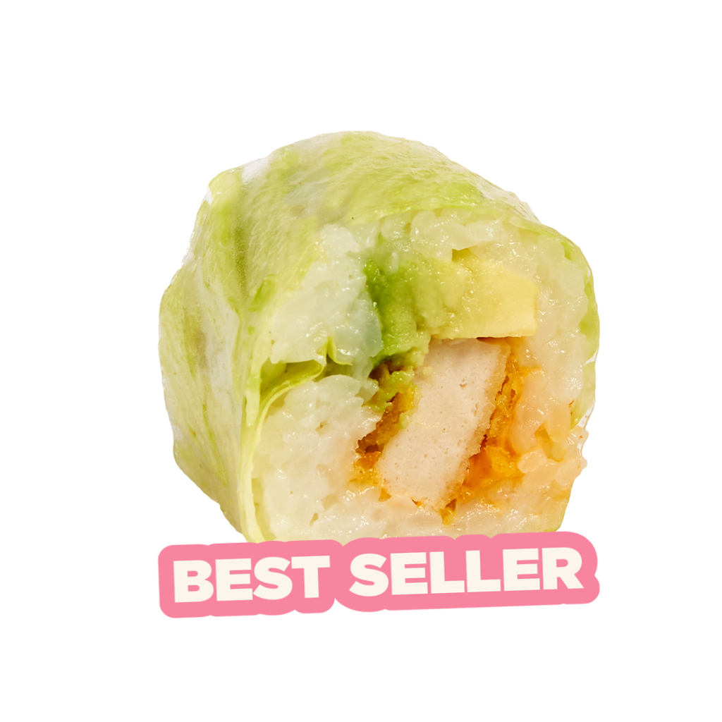 Meilleur sushi bordeaux - meilleur sushi paris - Maki green poulet avocat au poulet croustillant et avocat fondant - Tastyrice Lormont - Tastyrice Clichy