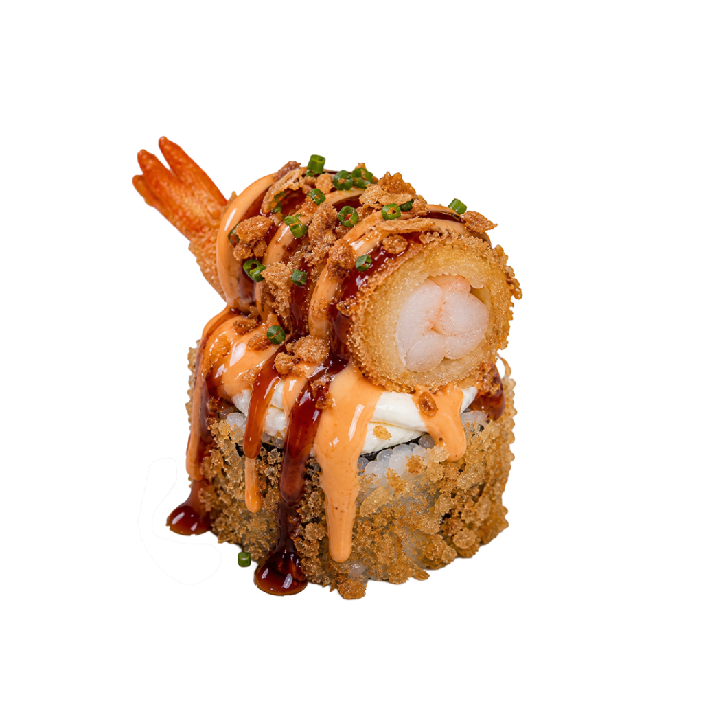 Meilleur sushi bordeaux - meilleur sushi paris - Maki frit tempura croustillant au cream cheese et sauce spicy - Tastyrice Lormont - Tastyrice Clichy