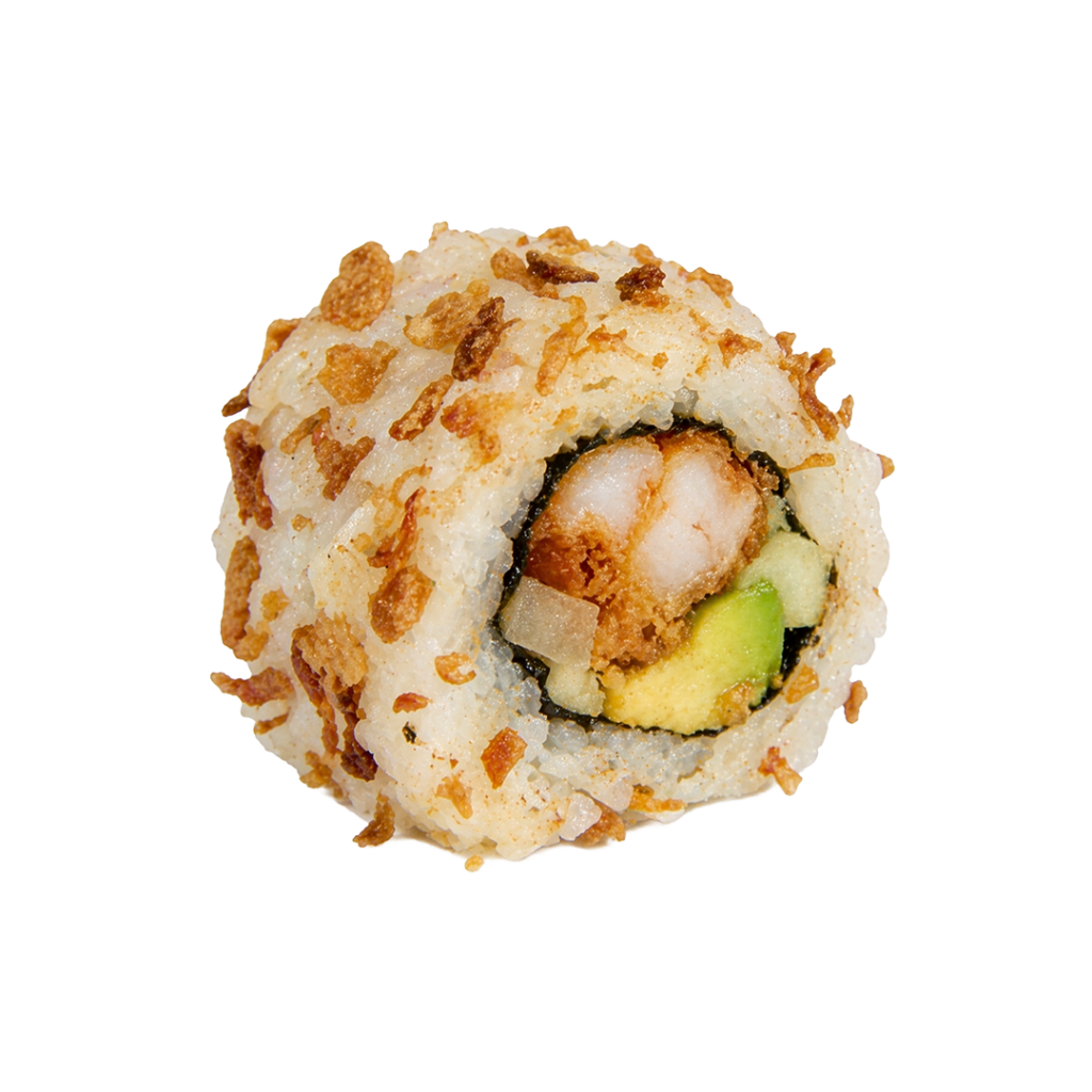 Meilleur sushi bordeaux - meilleur sushi paris - California crevette avocat oignons frits avec tempura croustillante - Tastyrice Lormont - Tastyrice Clichy
