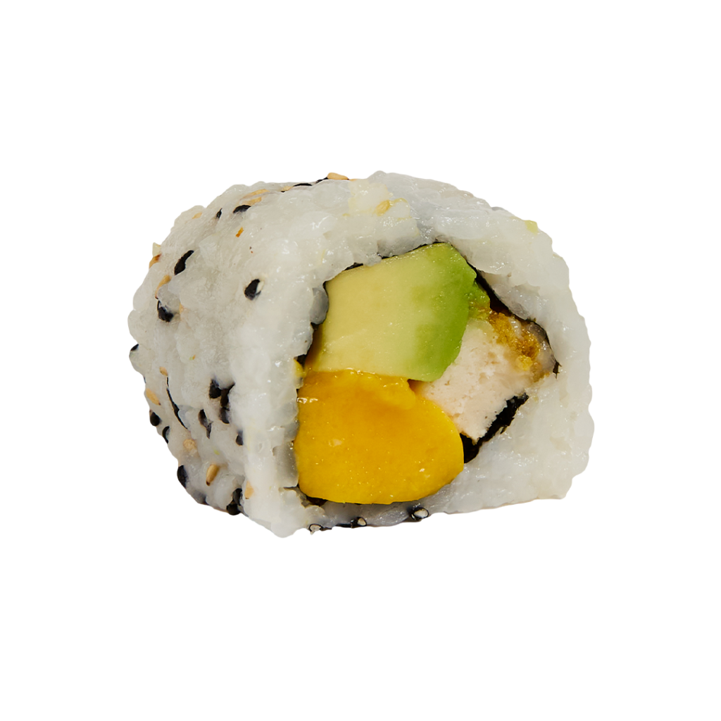 Meilleur sushi bordeaux - meilleur sushi paris - California poulet mangue avocat aux saveurs sucrées salées gourmandes - Tastyrice Lormont - Tastyrice Clichy