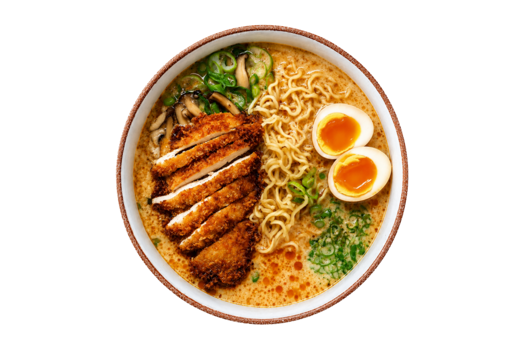 Meilleur ramen bordeaux - meilleur ramen paris - Ramen poulet croustillant avec nouilles japonaises, œuf mariné et bouillon maison - Tastyrice Lormont - Tastyrice Clichy