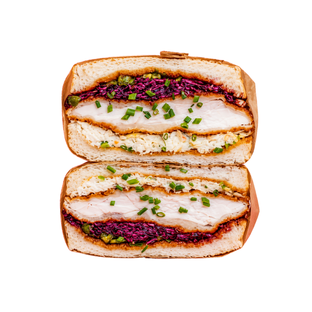 Meilleur sando bordeaux - meilleur sando paris - Sando poulet katsu au poulet croustillant et sauce tonkatsu japonaise - Tastyrice Lormont - Tastyrice Clichy