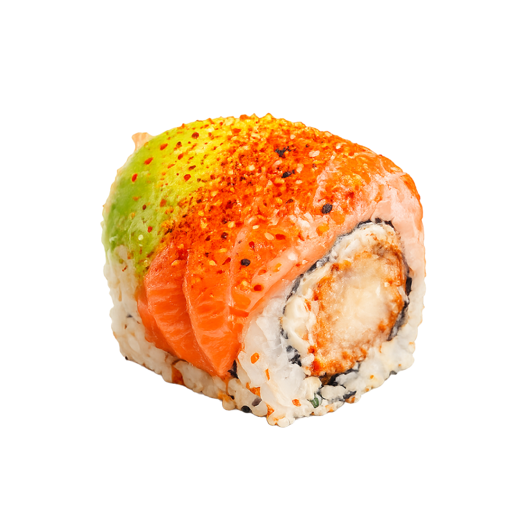 Meilleur sushi bordeaux - meilleur sushi paris - Tasty supreme au saumon flambé et crevette tempura - Tastyrice Lormont - Tastyrice Clichy